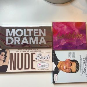 Set of 4 lightly used eyeshadow palette